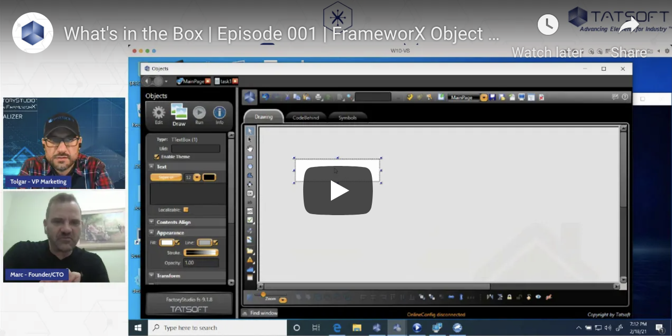Read more about the article What’s in the Box | Episode 001 | FrameworX Object Model