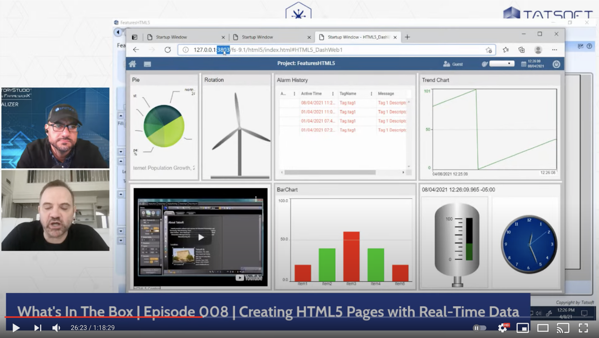 Read more about the article What’s In The Box | Episode 008 | Creating HTML5 Pages with Real-Time Data