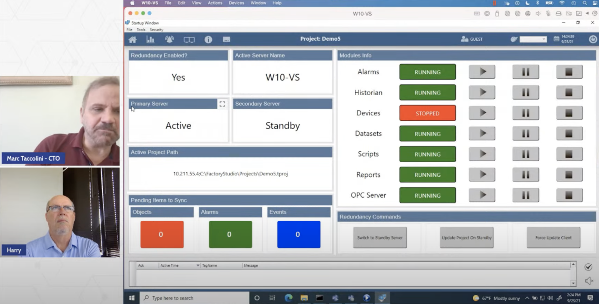 FrameworX FactoryStudio SCADA Software